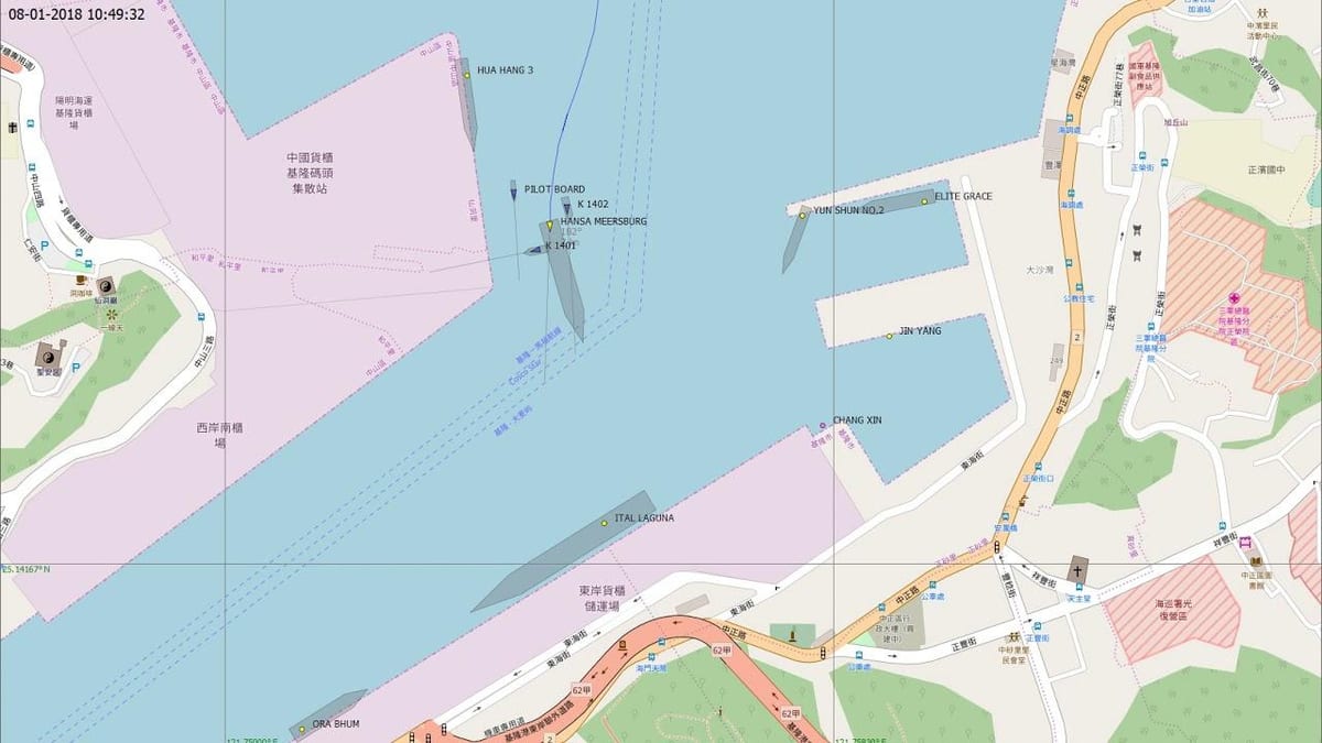 kart port Цзилун 