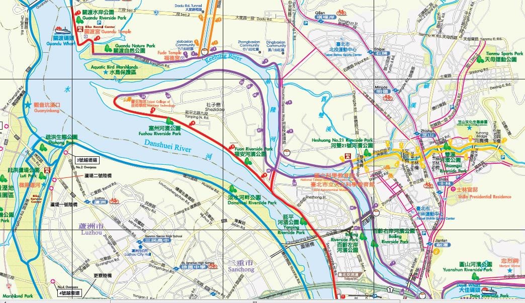kart yol Тайпей velosiped 