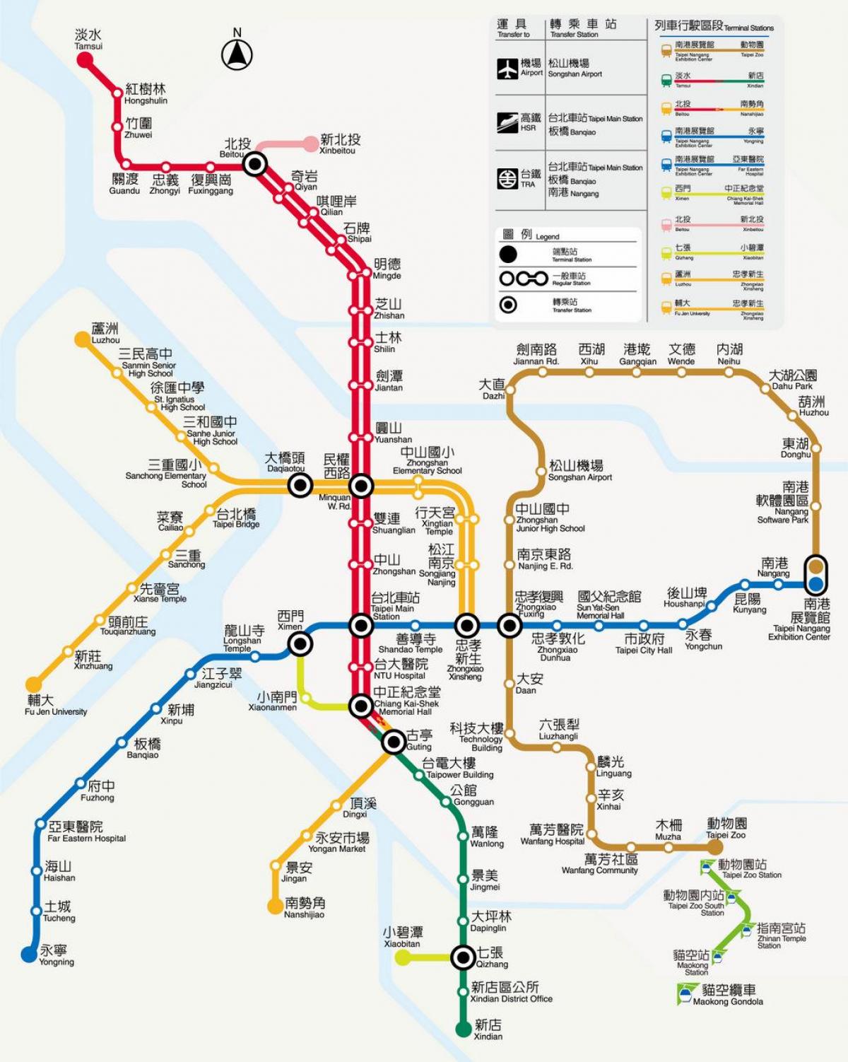 tarif kart Taipei MRT 