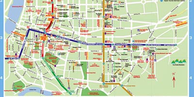 Turistik Taipei xəritə