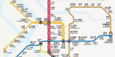 Tarif kart Taipei MRT 