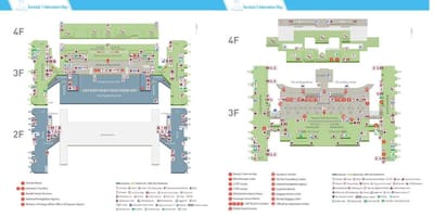 Terminal hava limanının Taipei 2 xəritə