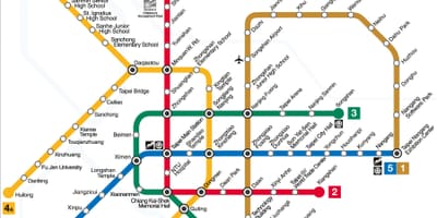 Xətti Тайбэйского metro xəritəsi