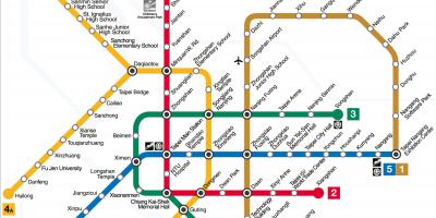 Xətti Тайбэйского metro xəritəsi